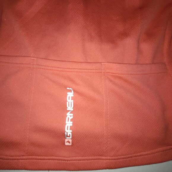 Louis Garneau Cycling Jersey Women's Size Medium LGA Armpit 17" 1/4 zip SS - Picture 5 of 6